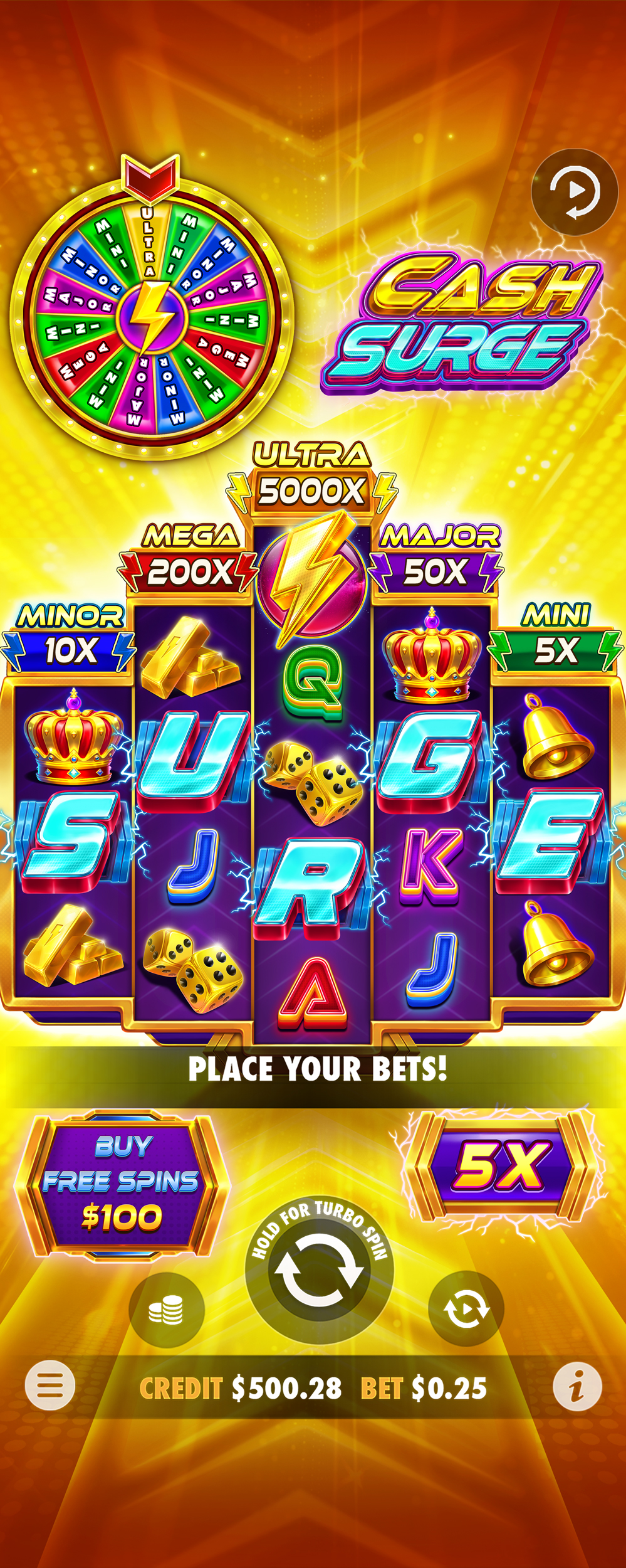 Cash Surge - screenshot with slot description 6
